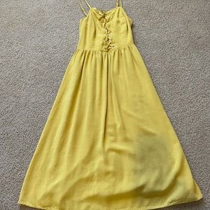 Yellow Maurices dress size XS